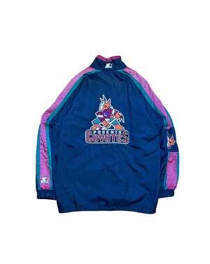 Vintage Starter Phoenix Coyotes NHL Full Zip Windbreaker Jacket